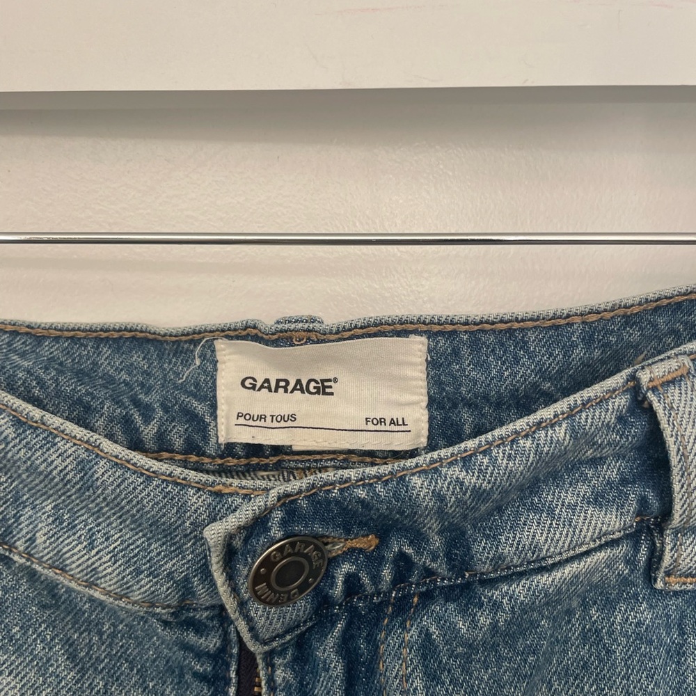 Garage Distressed Light Blue Denim Jeans Size 29 - Picture 2 of 7